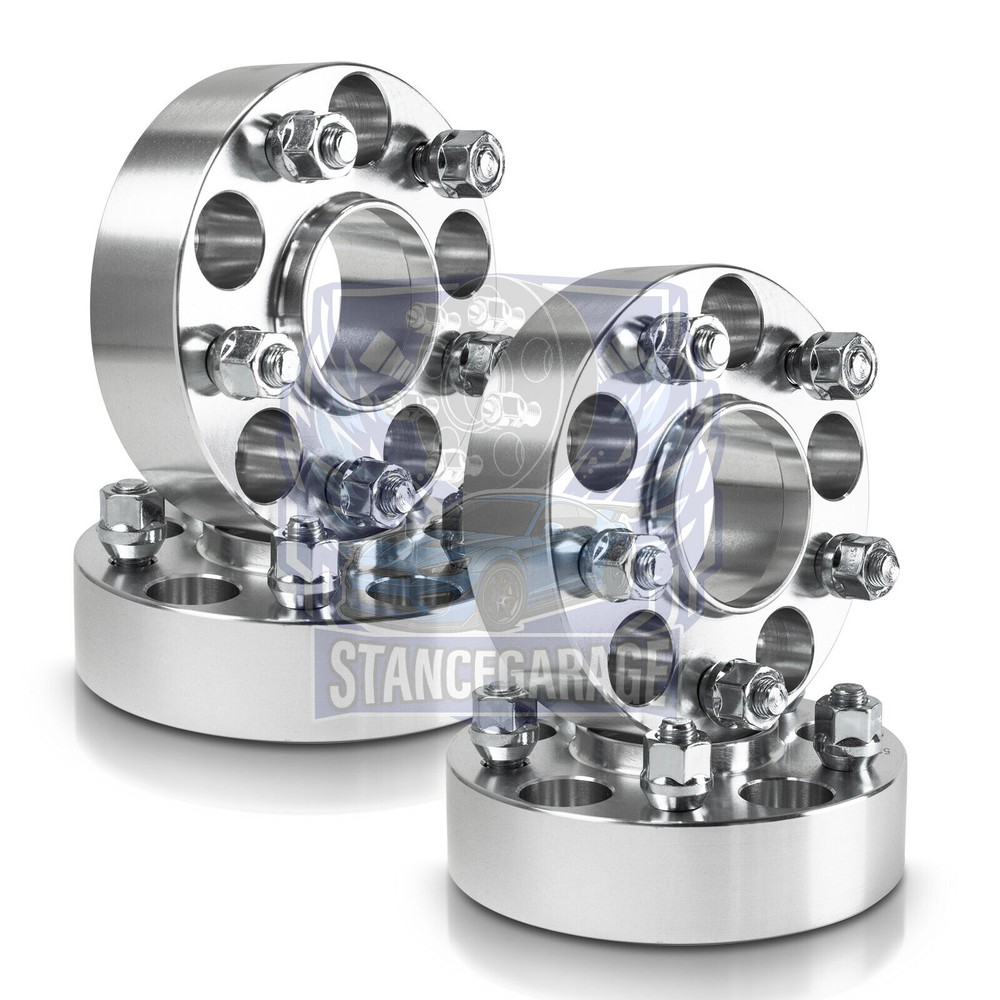 5x114.3 to 5x120 Wheel Adapters 1.5'' Hub to Wheel Hubcentric 1/2-20 Studs 4pcs