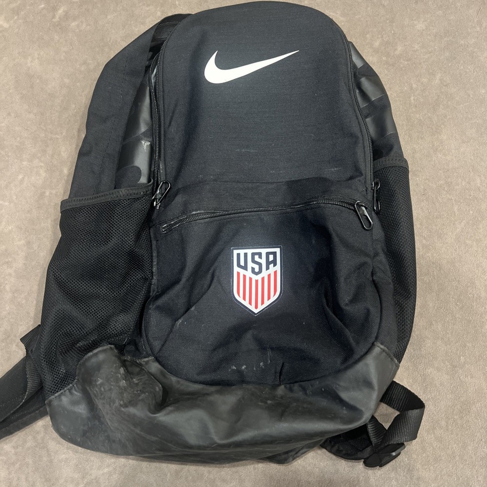 Nike USA Backpack Black Soccer Book Bag World Cup Futbol World Cup
