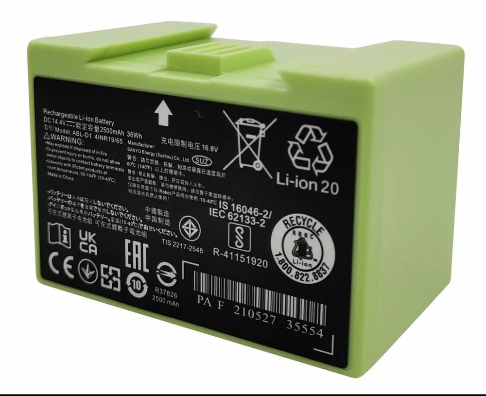 ABL-D1 i7 Battery 36Wh For iRobot Roomba e6 7550 e5 e5152 e5154 e and i Series-image
