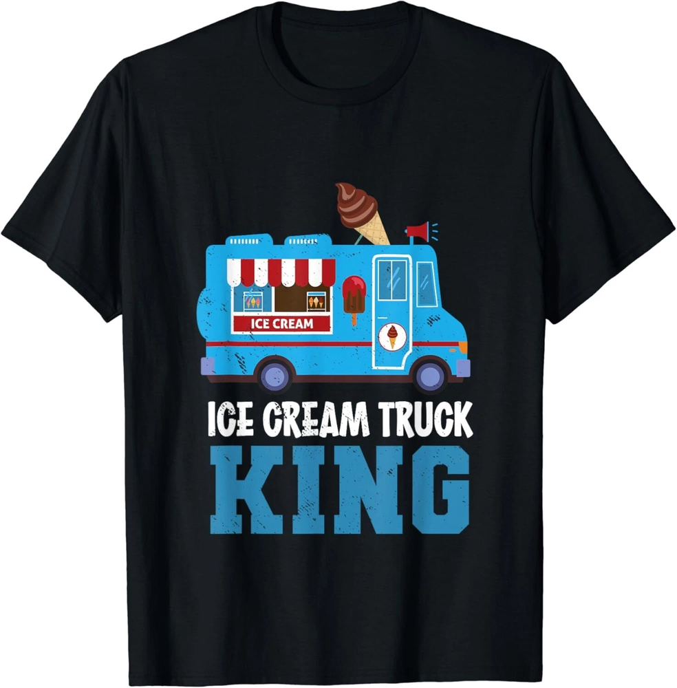 Nostalgic Ice Cream Truck King Summer Driver Gift Tee - Unisex T-Shirt