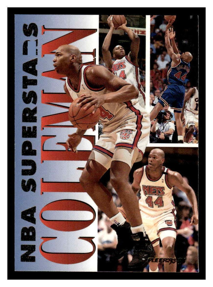 1993-94 Fleer #3 Derrick Coleman NBA Superstars