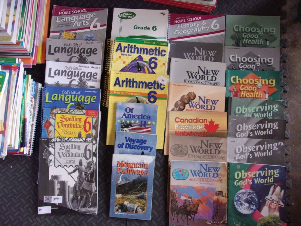 ABEKA 6th Grade Curriculum Set: Science, Math, History, Language, Health-image