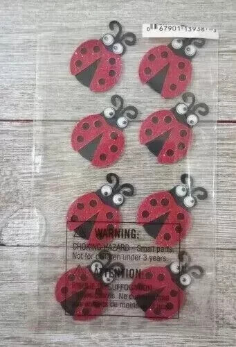 ladybug crafts fun stickers sandylion essential dimensional puffy 8pc no header