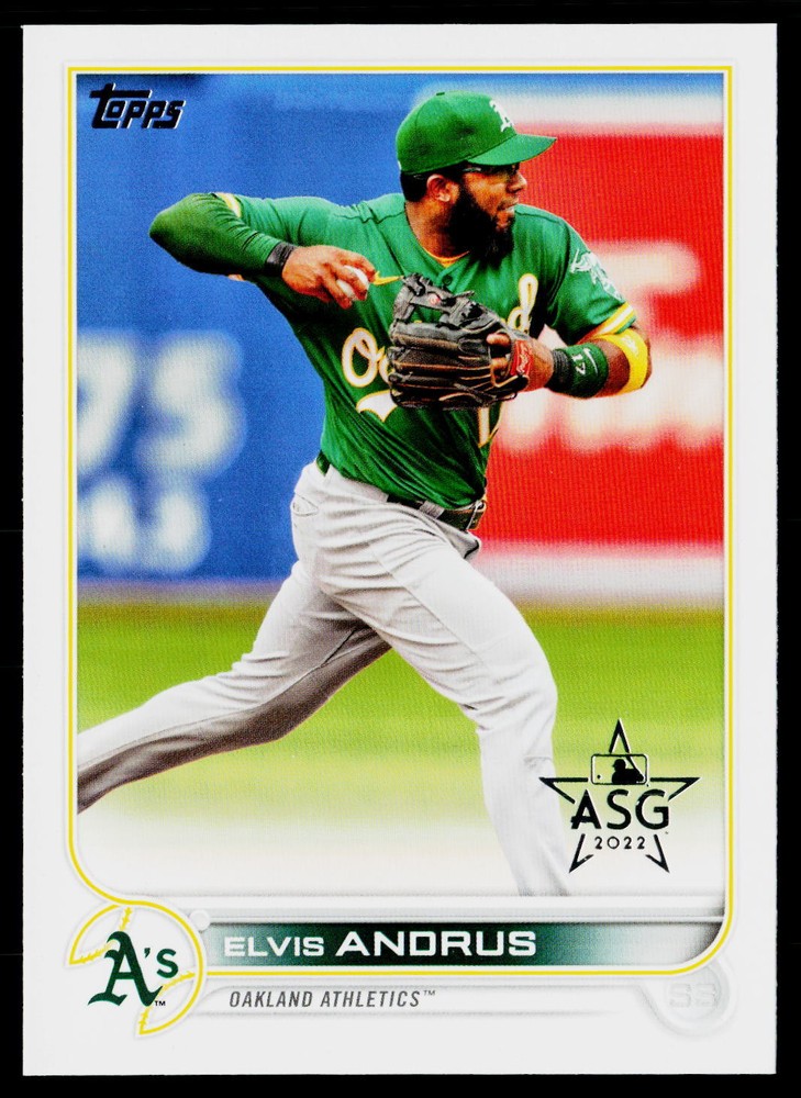 Elvis Andrus 2022 Topps All-Star Game Stamped #520 Oakland Athletics