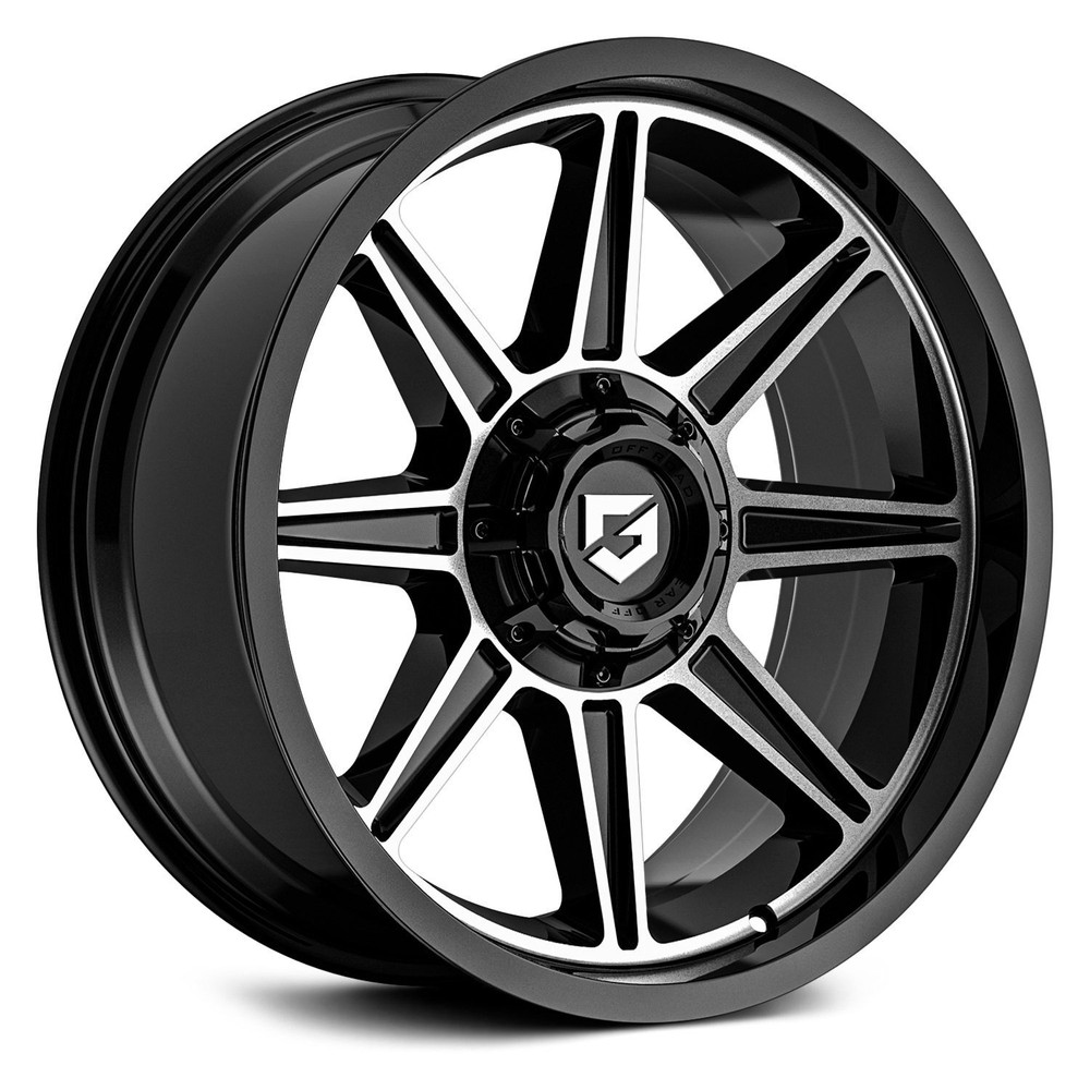 Gear Off Road 773MB 17x9 Black Wheel 8x165.1 Bolt Pattern Single Rim