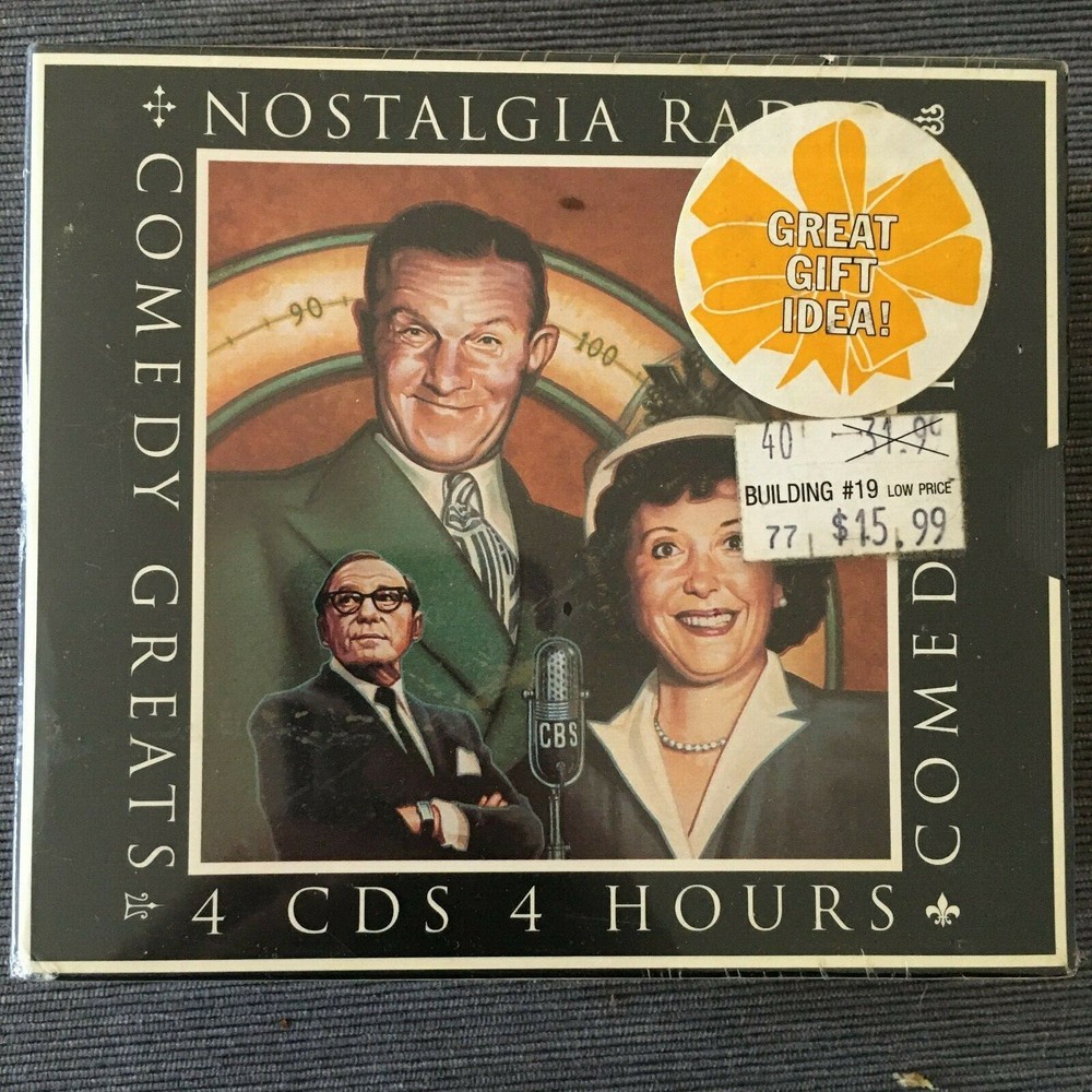 Nostalgia Radio 4 CD Set SEALED Burns Allen WC Fields Abbott Costello Benny-image