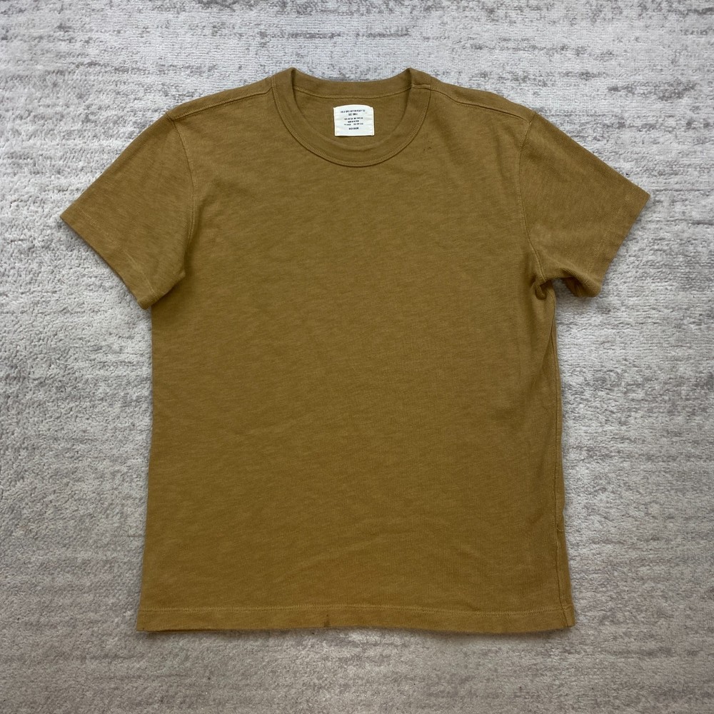 Buck Mason Field Spec Heavy Shirt Small Brown Tee Casual Hiker Boxy Outdoors Men