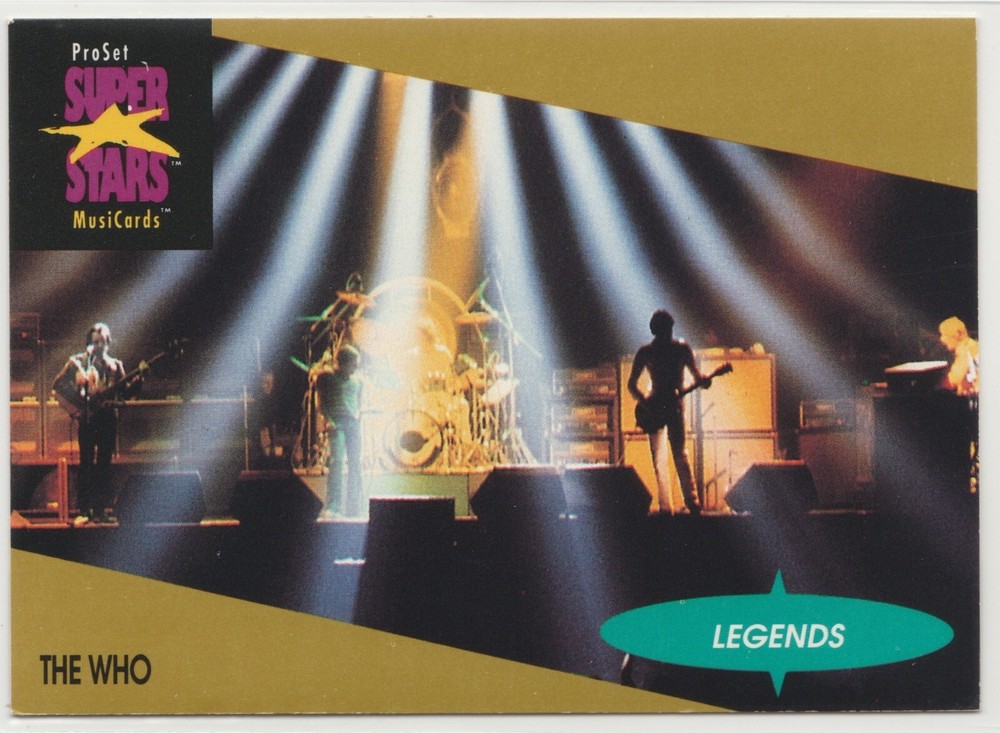 The Who #19 Legends 1991 ProSet Super Stars MusiCards