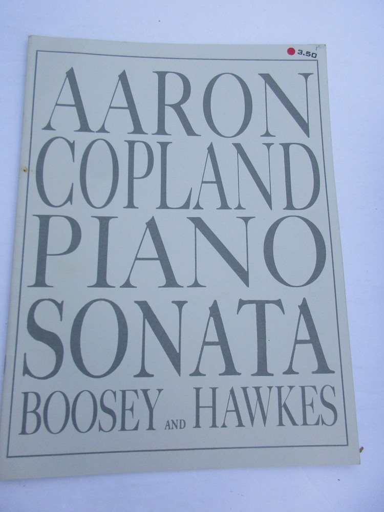 Aaron Copland Piano Sonata Sheet Music by Boosey & Hawkes-image
