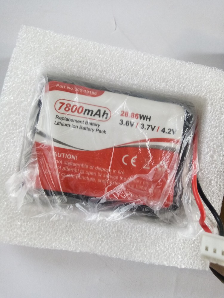 7800mAh 28.86WH 3.6V/3.7V/4.2V Lithium Ion Battery Replacement Pack