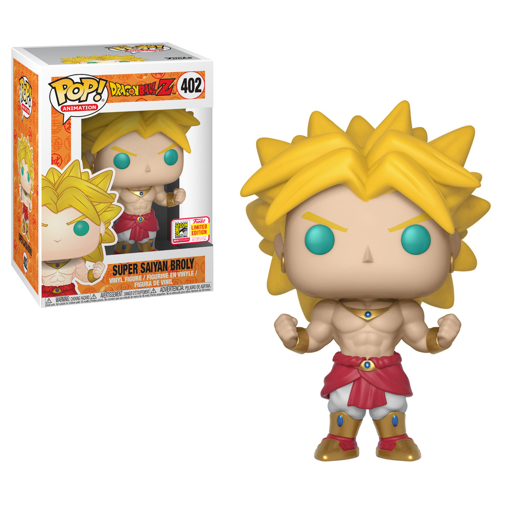 Funko Pop! Vinyl: Dragon Ball - Broly (Super Saiyan) - San Diego Comic Con Hot Topic (Exclusive) #402