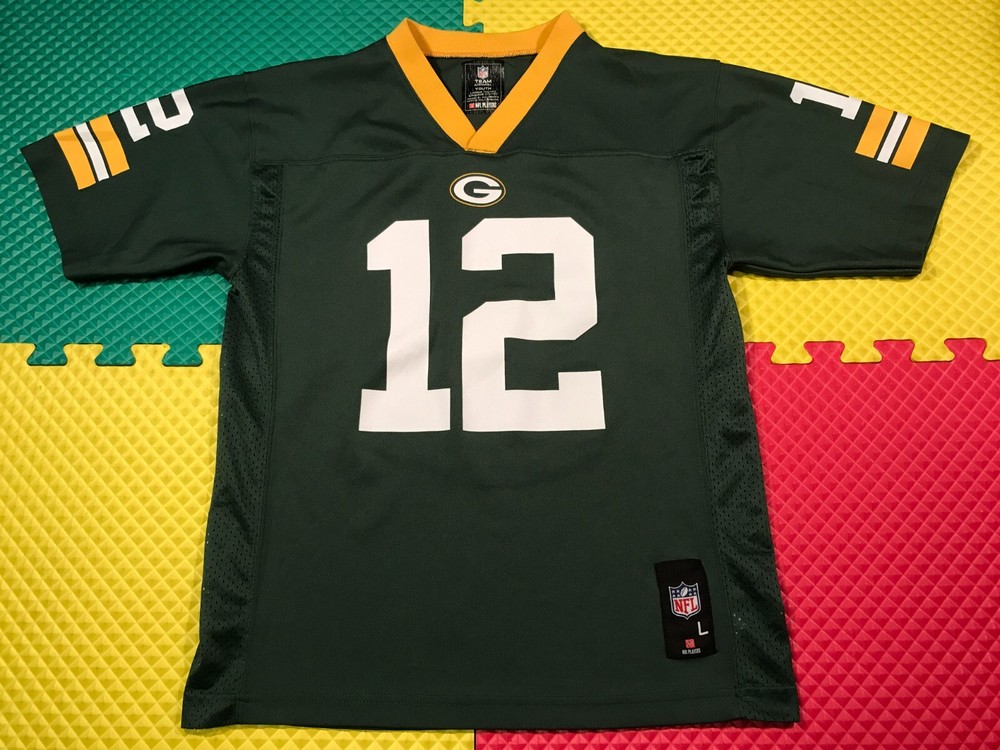 Aaron Rodgers Green Bay Packers #12 NFL Youth Jersey Size L 14-16-image