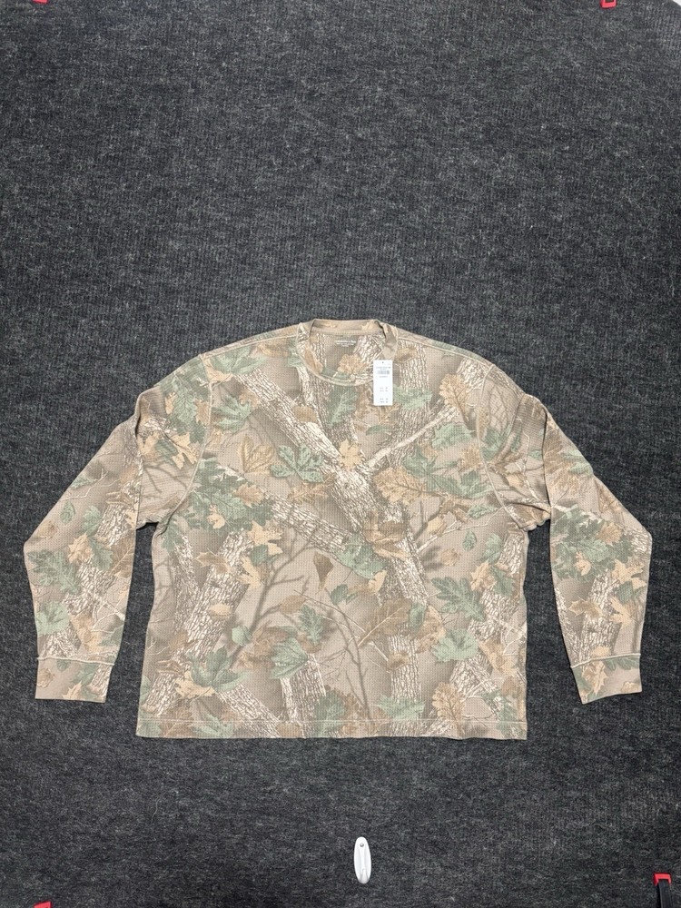 Abercrombie & Fitch Camo Long Sleeve T-shirt Mens Size XXL New With Tags-image