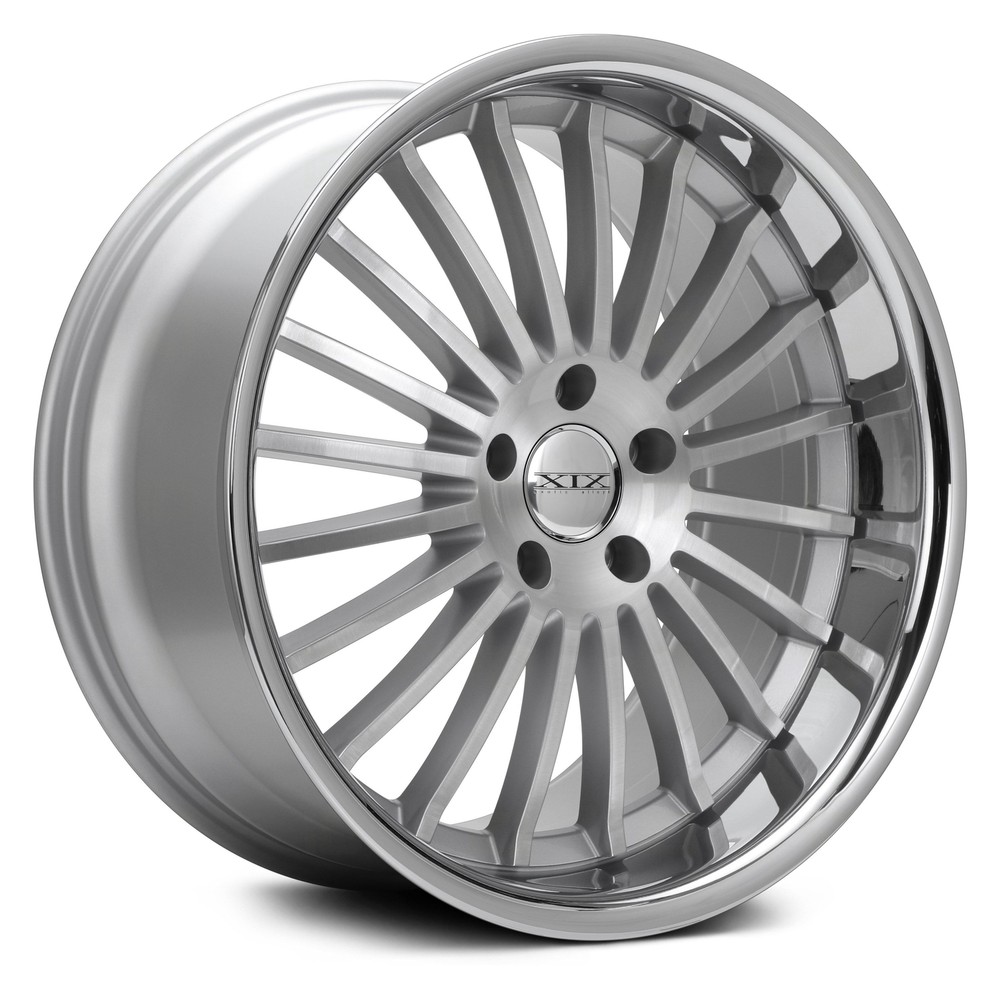 22x10.5 XIX Exotic X59 Silver Wheel Rim 5x120.65 72.56mm