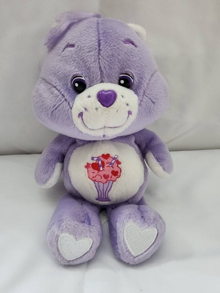 Care Bears 20th Anniversary Share Bear 8 Inch Beanie Ice Cream Soda Plush