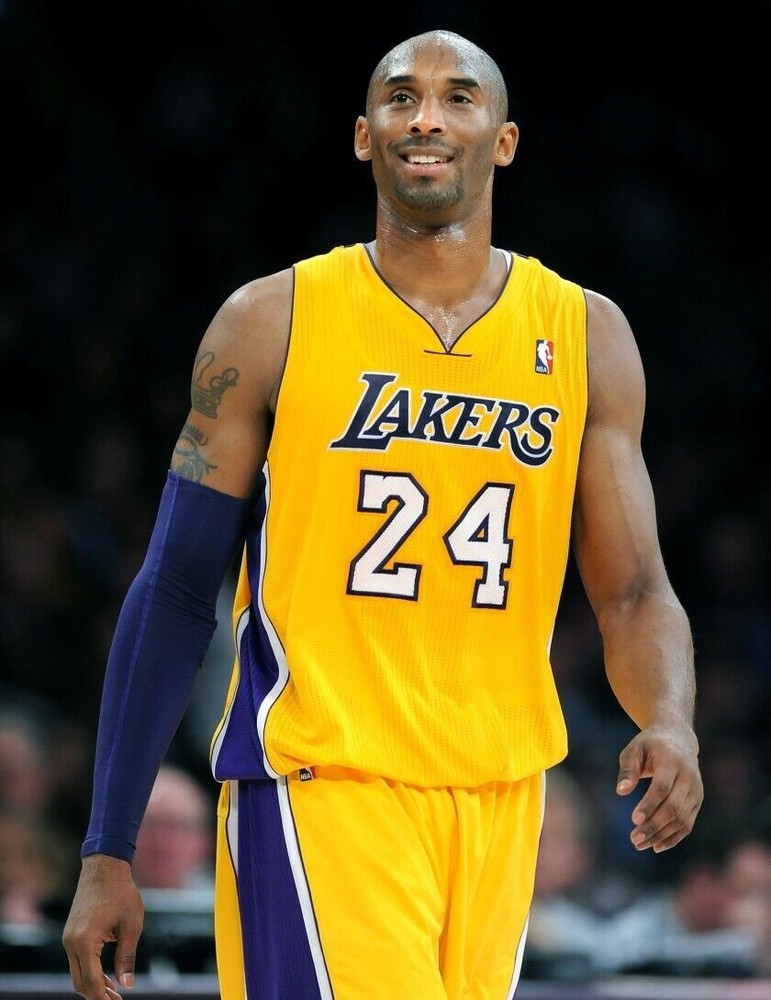 Estampado fotográfico de celebridades de Kobe Bryant Lakers de Los Ángeles 8x10