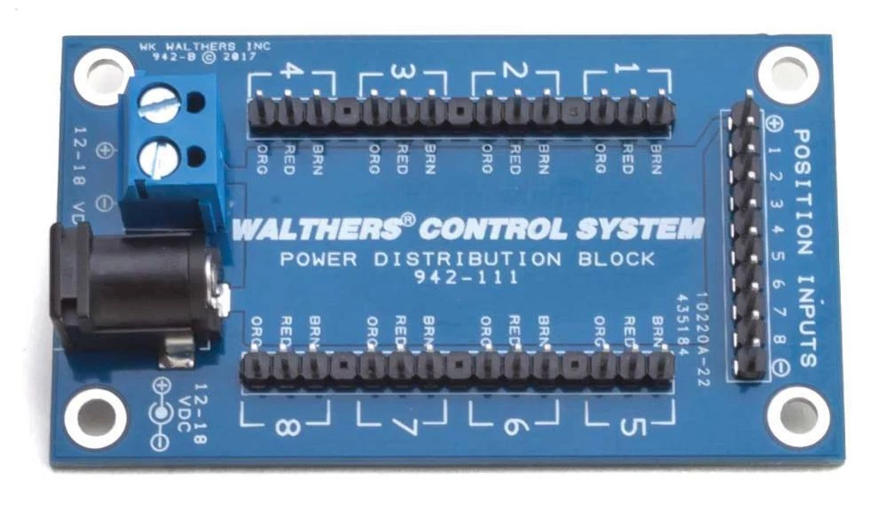 111 Walthers Layout Control System Switch Machine Distribution Block