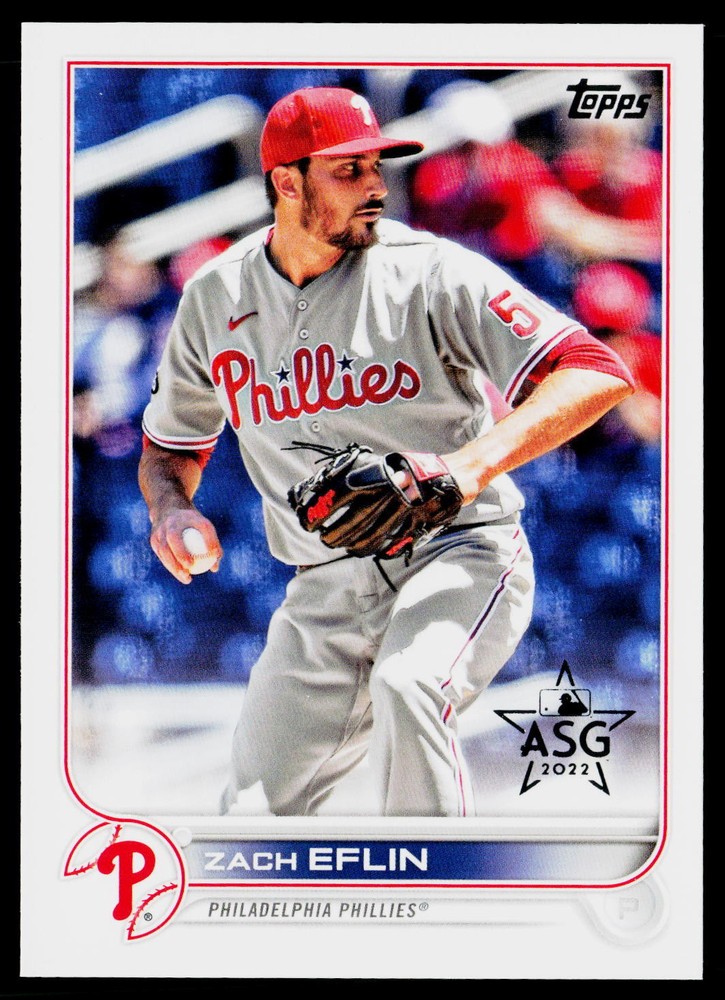 Zach Eflin 2022 Topps All-Star Game Stamped #179 Phillies Card