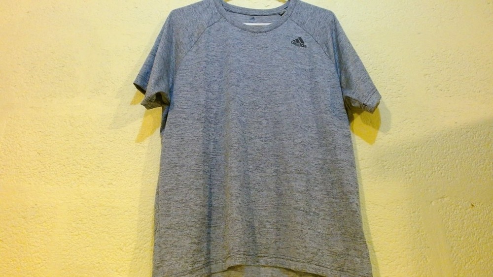 Adidas Climalite Men's T-Shirt Size Large Color Gray