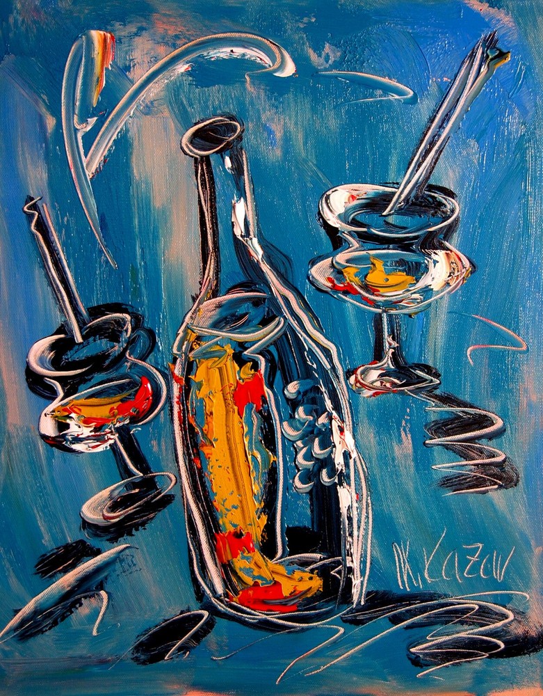 COMMISSION DRINKS  CUSTOM  ORIGINAL CANVAS PAINTING  SIGNED  NbRG