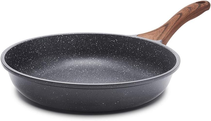 Nonstick Frying Pan Skillet, Swiss Granite Coating, PFOA Free  (9.5 Inch)