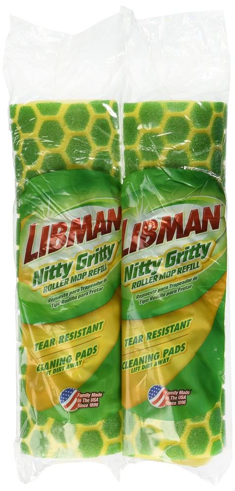 Nitty Gritty Roller Mop Refill pack, 2 Count (Pack of 1)
