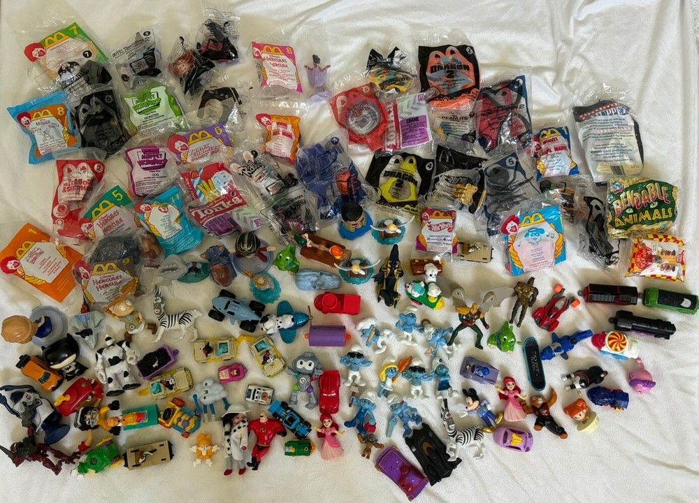 Massive Lot McDonald's/Burger King/Wendys Happy Meal Toys Over 100