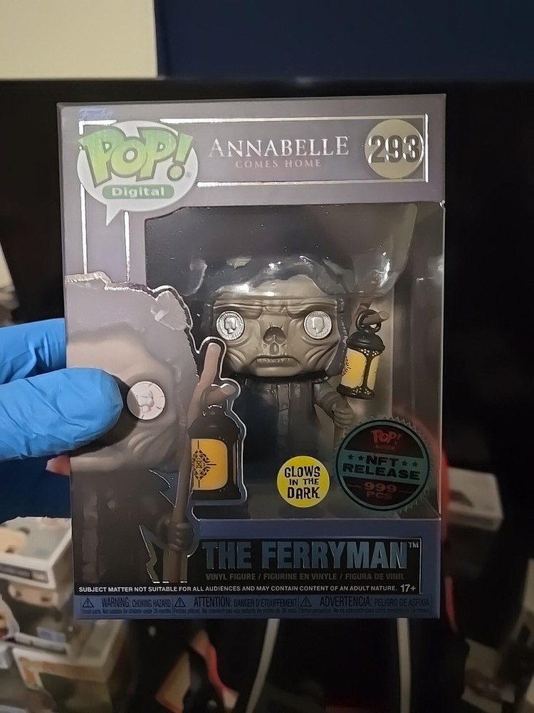 Funko Digital POP! WB Horror Annabelle The Ferryman GRAIL #293 ~w/  Case