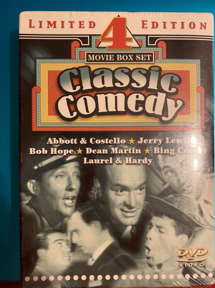Classic Comedy 4-Movie DVD Set with Abbott & Costello and Bob Hope 2-Disc Collection-image