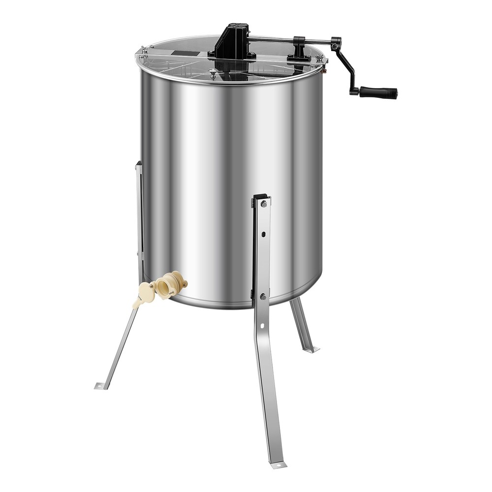 4-8 Frame Stainless Steel Manual Honey Extractor for Beekeeping