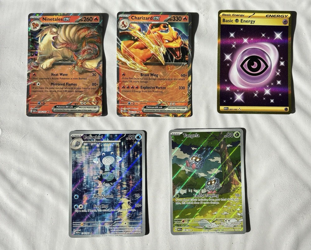 5 Card 151 Pokémon Lot !! 2 Full Art