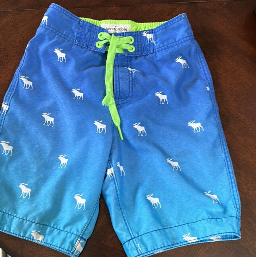 Abercrombie & Fitch Kids Swim Shorts Board Blue Ombré Moose Small-image