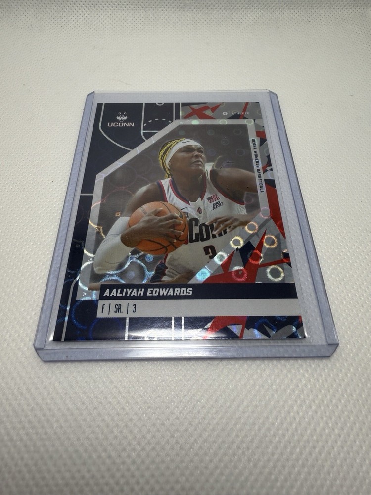 Aaliyah Edwards 2023-24 ONIT Holo Parallel Silver UConn Huskies-image