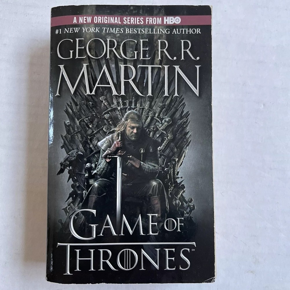 Game of Thrones by George R R Martin Paperback Fantasy Novel-image