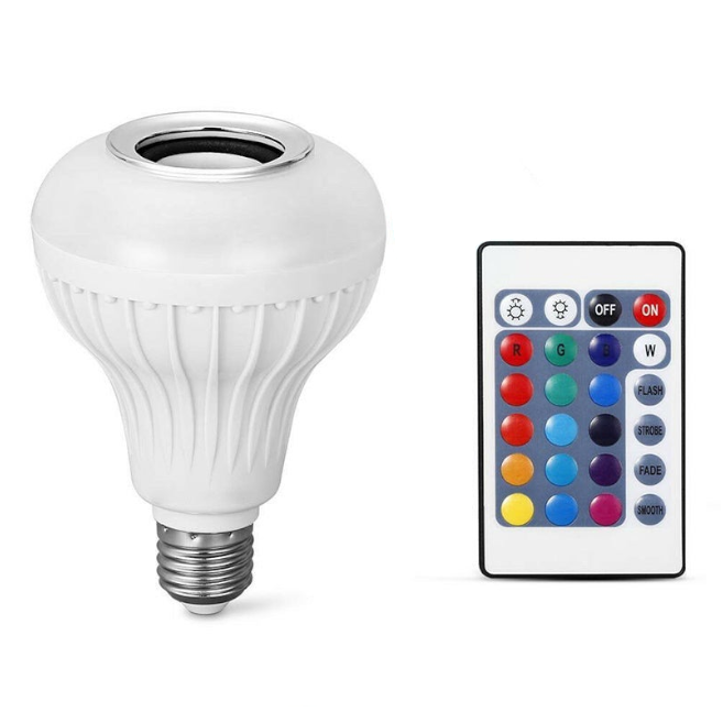 Color Changing Led Speaker Bulb Plastic Smart Light Bulbs