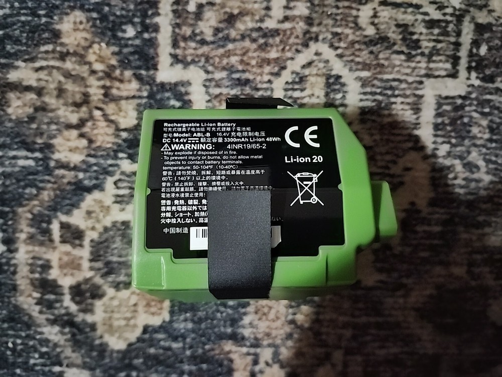 ABL B 4INR19 65 2 Replacement Sweeper Rechargeable Li ion Battery for iRobot-image