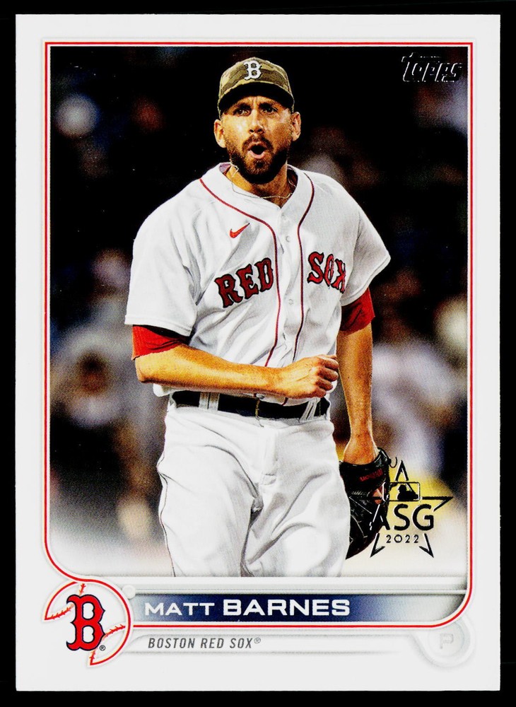 Matt Barnes 2022 Topps All-Star Game Stamped #303 Red Sox Card
