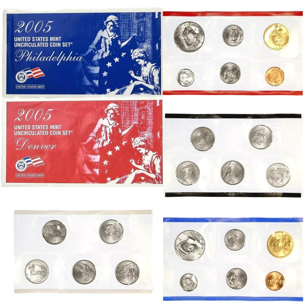 2005 U.S. Mint Set Uncirculated Original Government Packaging SEALED Box !