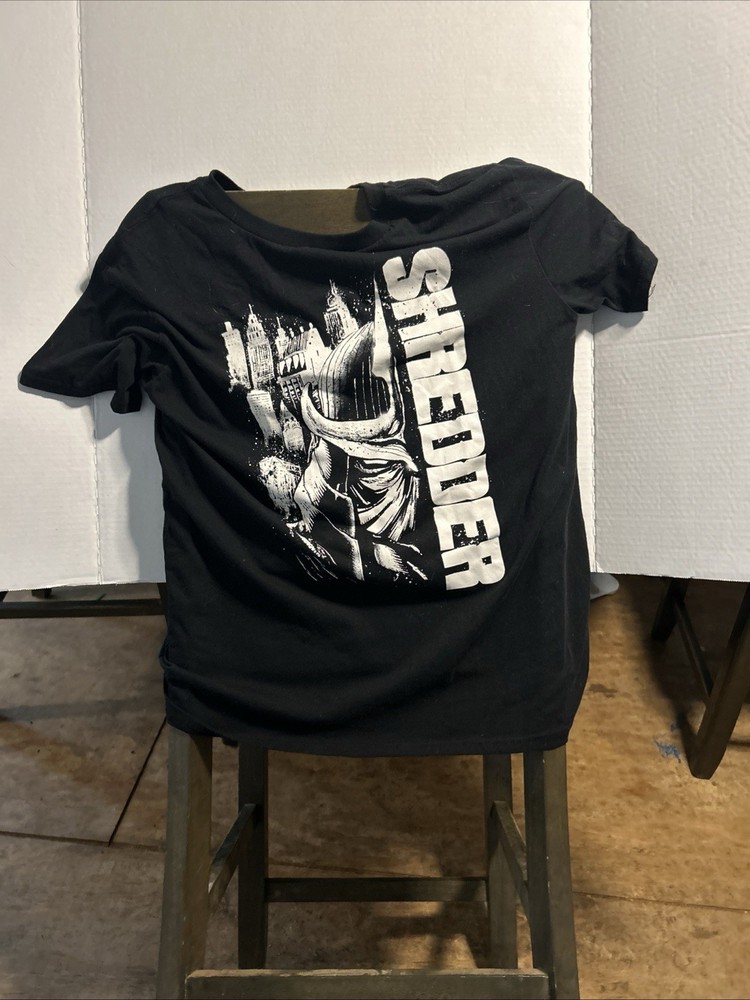 NWOT XL Teenage Mutant Ninja Turtles T-shirt Shredder•Black TMNT•Graphic T-shirt