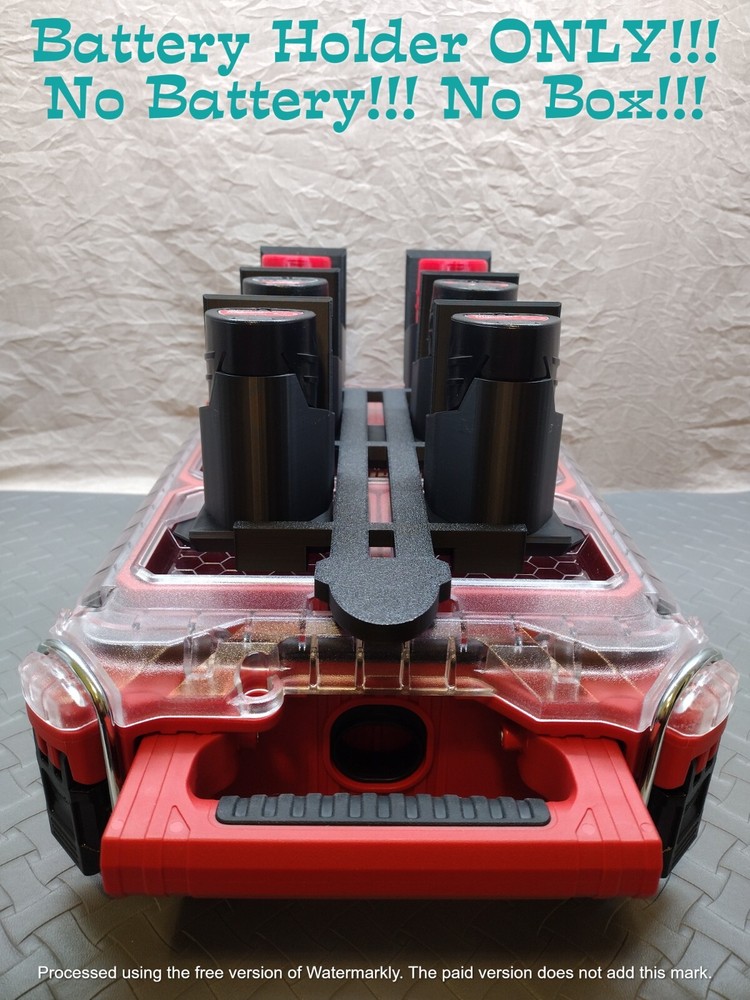 FOAM KRAFT MILWAUKEE PACKOUT M12 Battery Modular Tool Black Interchangeable 6X