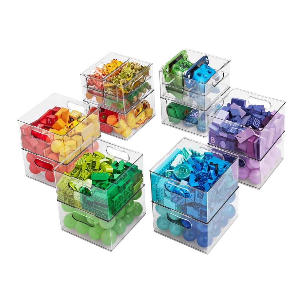 20-Piece Clear Plastic Modular Edit