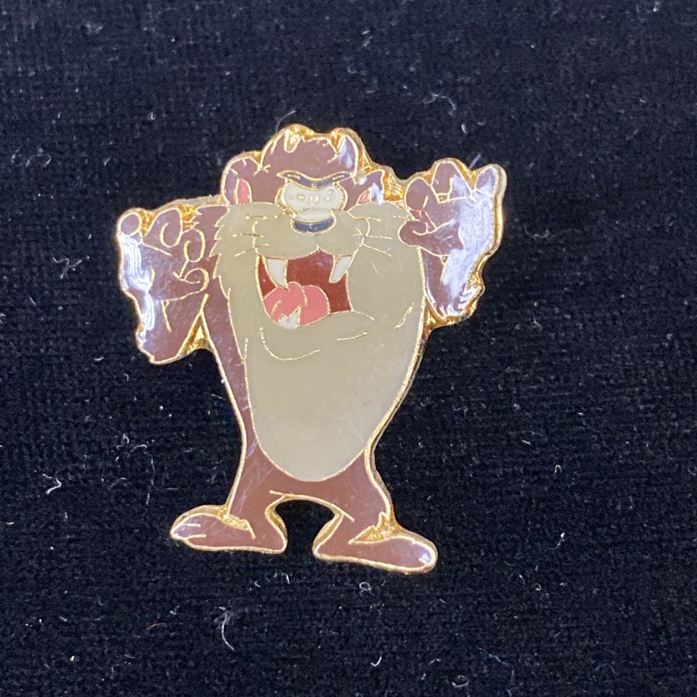 Warner Bros Tasmanian Devil Looney Tunes Collectible Pin for Hats Ties Lapels
