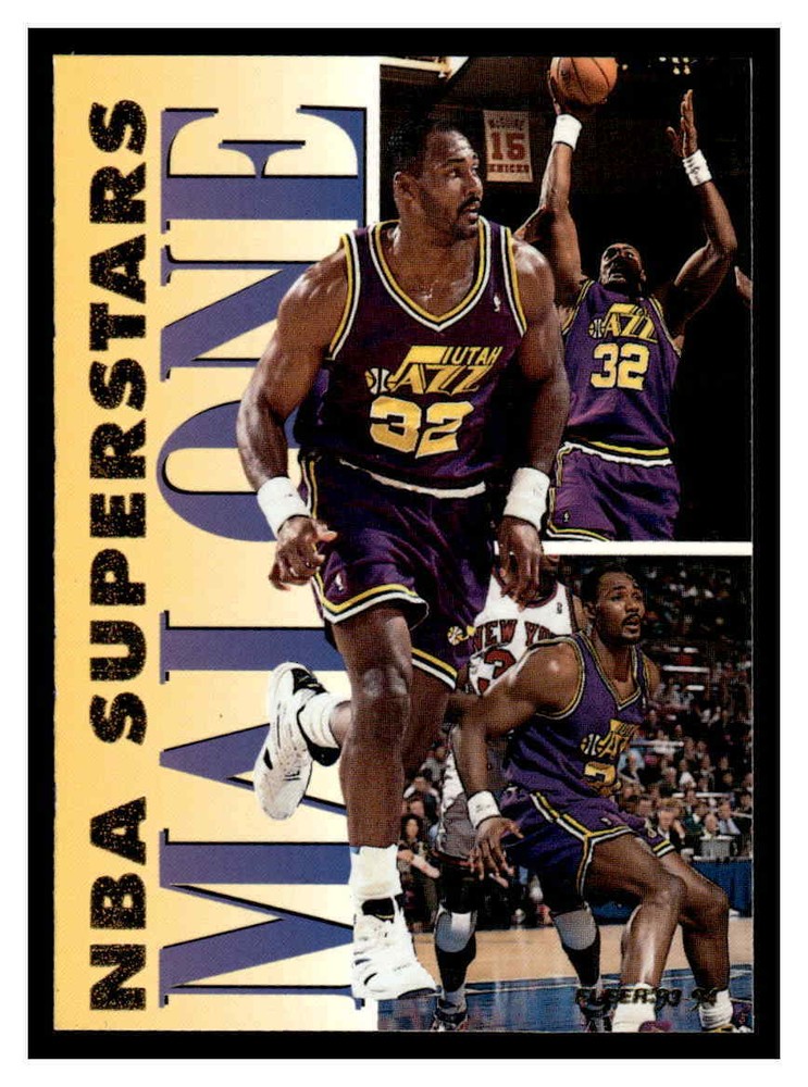 1993-94 Fleer #10 Karl Malone NBA Superstars