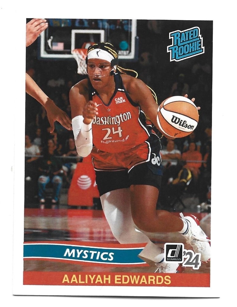 Aaliyah Edwards 2024 WNBA Panini Instant Rated Rookie Retro SP /8329 #RRR-5-image