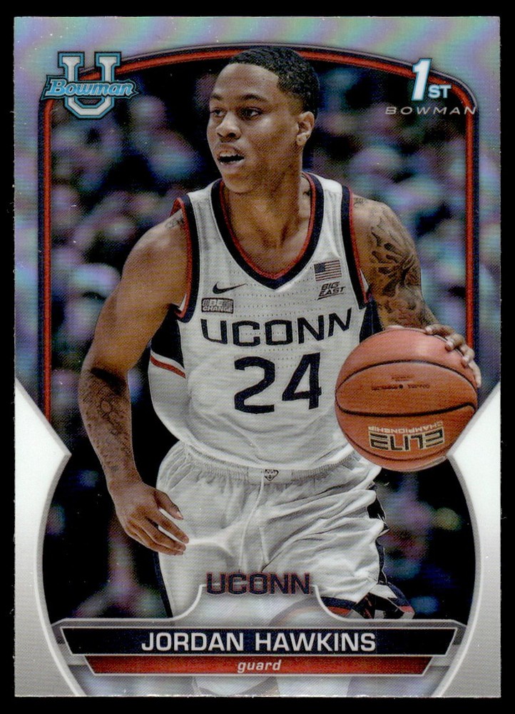 2023-24 Bowman University Refractor Jordan Hawkins Uconn #85