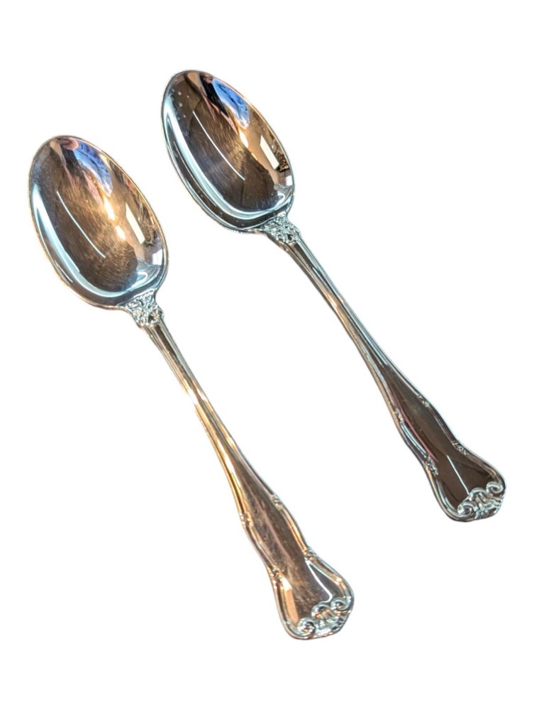 Lot of 2x Tiffany Provence Sterling Silver Teaspoon Spoons 6