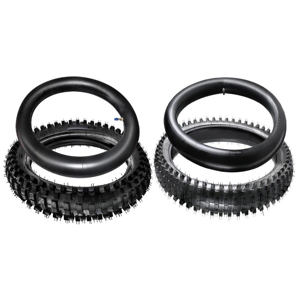 Front 70/100-19 Rear 90/100-16 Tire Tube for Dirt Pit Bike Motocross TTR125 CR80