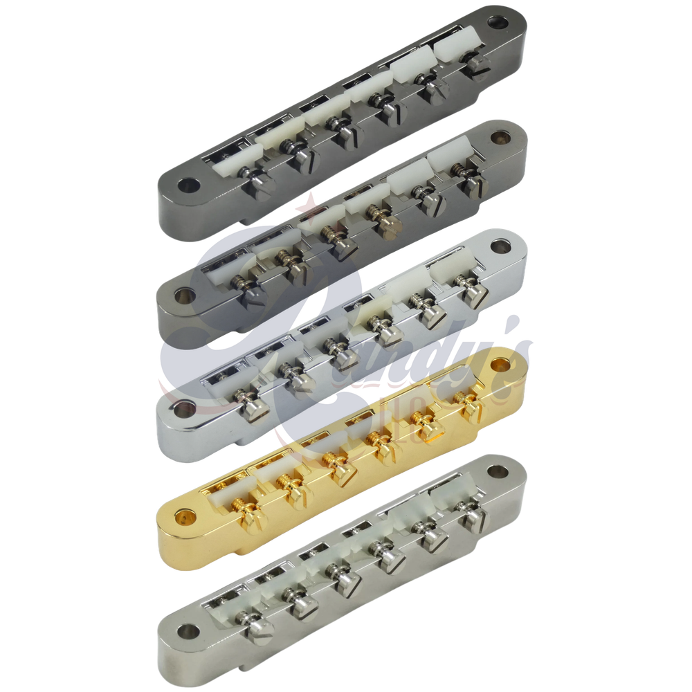 Advanced Plating Inc (API) ABR-1 Bridge w/ ABS Saddles - Fits Gibson®-image