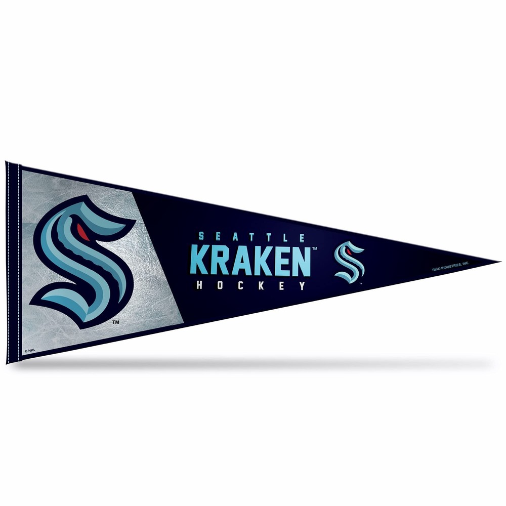 NHL Team Soft Felt Pennant 12x30 Inches by Rico Industries