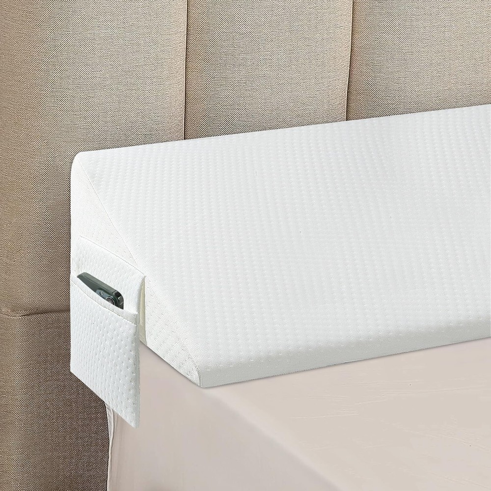 King Bed Wedge Pillow - Versatile Wedge Pillow Bed Gap Filler. Can Also be Us...